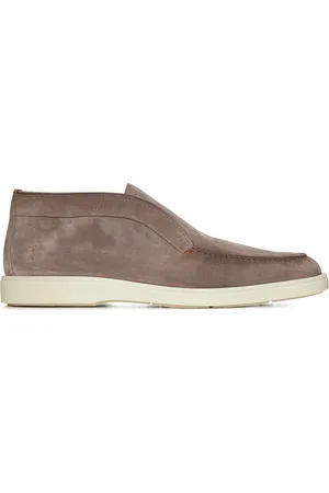 santoni Stivaletto Desert in camoscio tortora