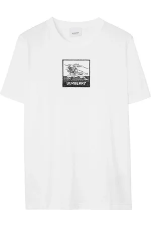 Burberry T-shirt con ricamo