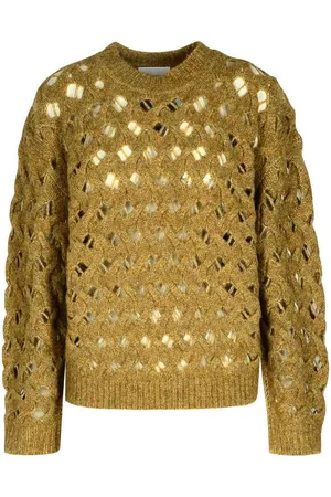 Isabel Marant Maglione Aurelia in Misto Acrilico Beige