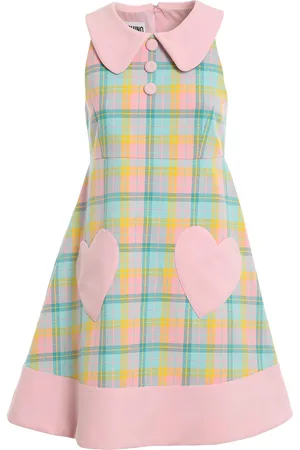 Moschino Abito svasato a quadri