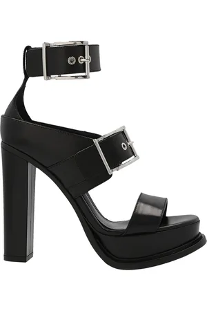Alexander McQueen Sandali in pelle con cinturini