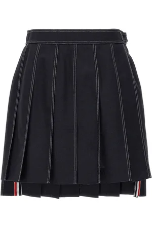 Thom Browne Mini gonna a pieghe