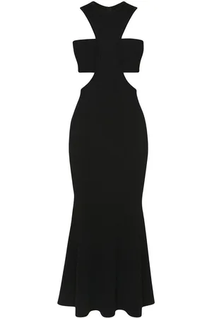Alexander McQueen Abito a bretelle a taglio