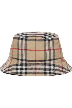 Burberry Cappello bucket con motivo Vintage check