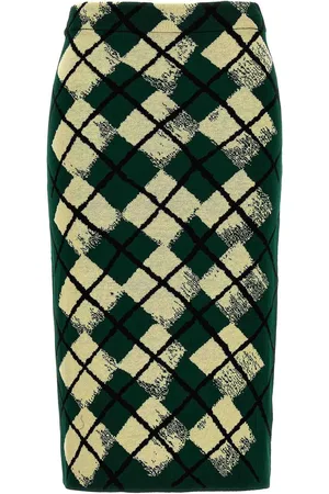 Burberry Gonna con motivo a rombi