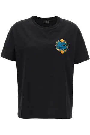 Etro T-shirt con ricamo logo