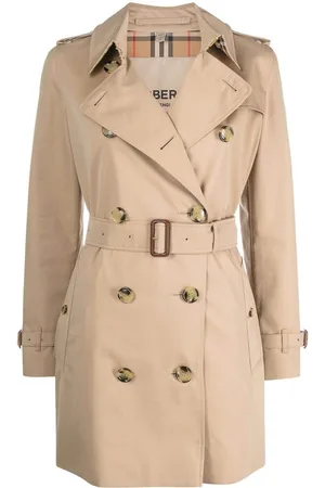 Burberry Trench corto Kensington in cotone Heritage