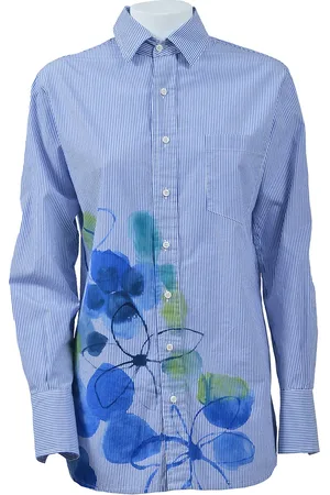 ELEVEN88 Camicia cotone dipinta a mano