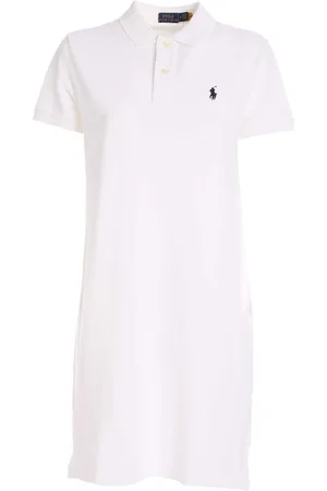 Ralph Lauren Abito con ricamo logo blu