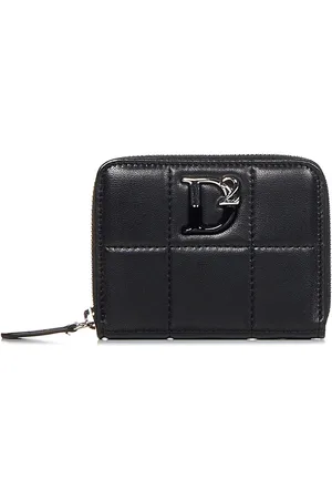 Dsquared2 Portafoglio con cerniera trapuntato