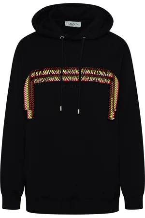 Lanvin Felpa in cotone nera