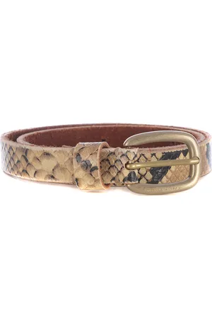 Golden Goose Cintura in pelle effetto pitone