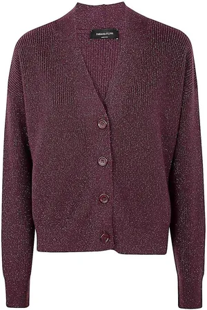 Fabiana Filippi Cardigan a maniche lunghe in lurex