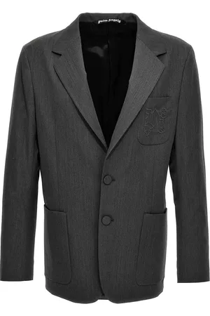 Palm Angels Blazer tascabile con monogramma