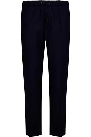 Calvin Klein Pantaloni jogger in lana navy