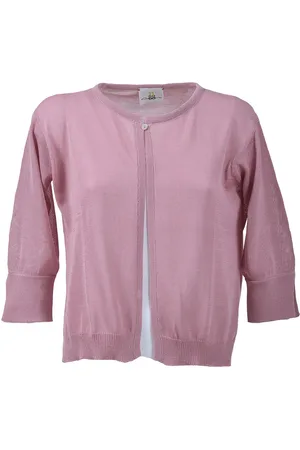 ELEVEN88 Cardigan crop in cotone