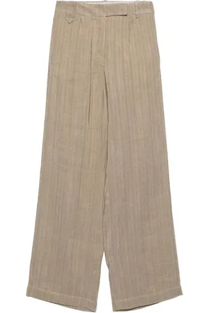 ALYSI Pantaloni sartoriali in lino