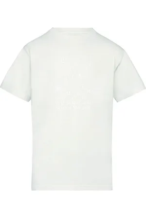 Maison Margiela T-shirt girocollo con logo e cuciture