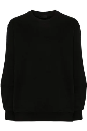 Moncler Felpa in cotone con logo in rilievo
