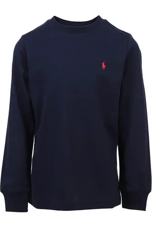 Ralph Lauren T-shirt a maniche lunghe in jersey di cotone
