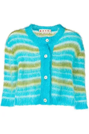 Marni Cardigan rigato spazzolato