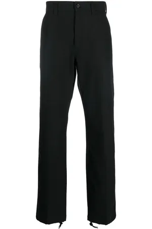 Alexander McQueen Pantaloni in cotone con coulisse