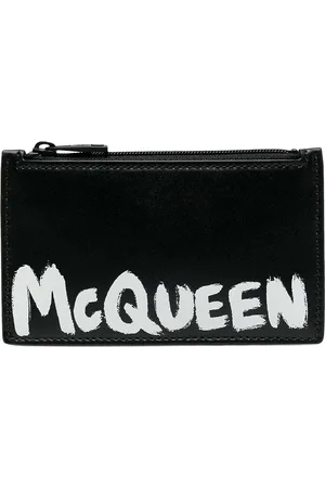Alexander McQueen Portafoglio in pelle con logo