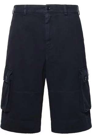 Dolce & Gabbana Bermuda cargo in cotone blu