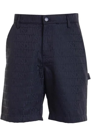 Moschino Pantaloncini oversize con bottoni con zip