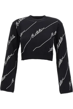 ROTATE Maglia con logo in paillettes