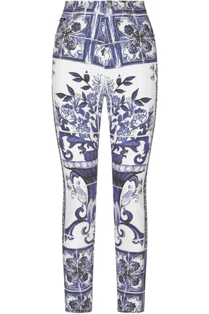 Dolce & Gabbana Pantaloni 5 Tasche St Maiolica