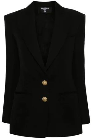 Balmain Giacca Aderente In Vita 2 Bottoni