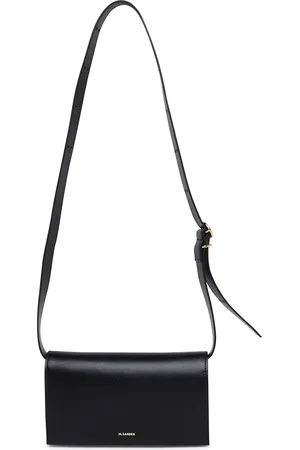 Jil Sander Tracolla all day in pelle nera