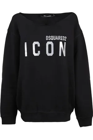 Dsquared2 Felpa Icon con scollo a barca