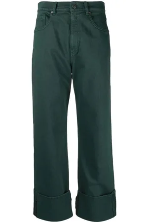 P.A.R.O.S.H. P. A.R. O.S. H. Jeans a gamba dritta con polsini
