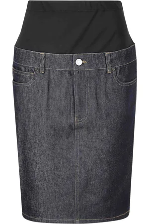 COPERNI Gonna longuette in denim ibrido