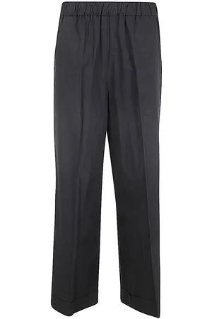 KILTIE Pantaloni larghi cropped Olivia