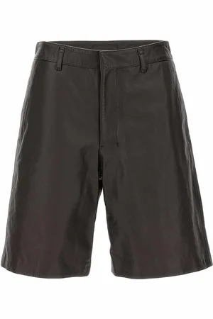 LEMAIRE Bermuda in pelle