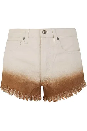 Alanui Shorts in denim dai toni accesi