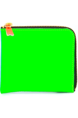 Comme des Garçons Portafoglio Super Fluo con zip a L