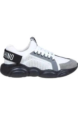 Moschino Sneakers Bear in mix materiali con logo