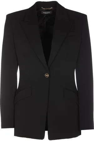 VERSACE Giacca monopetto con dettaglio reverse