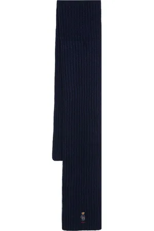 Ralph Lauren Sciarpa larga a costine Polo Bear