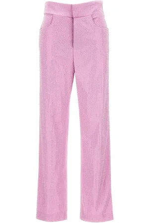 GIUSEPPE DI MORABITO Pantaloni in cotone con cristalli