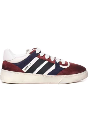 Bally Sneakers In Camoscio E Pelle Di Vitello