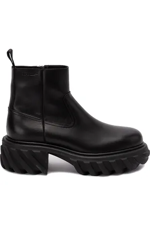 OFF-WHITE Stivaletti in pelle exploration motor.