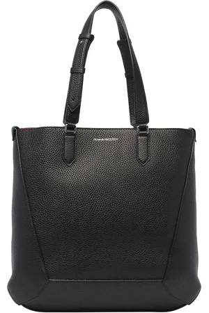 Alexander McQueen Borsa tote media il bordo