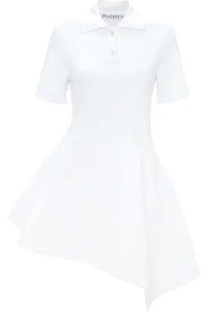 J.W.Anderson J. W. Anderson Abito asimmetrico in cotone con collo polo