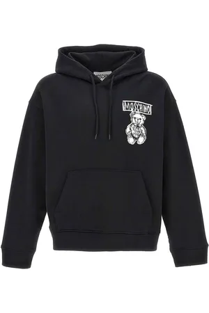 Moschino Felpa con cappuccio con stampa logo