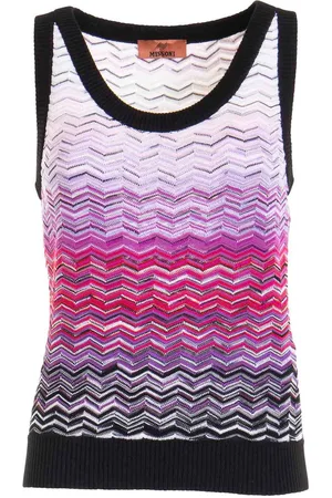 Missoni Top senza maniche con stampa geometrica